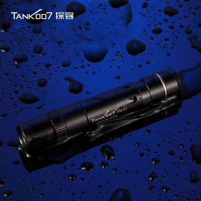 TANK007探客迷你醫生白光LED日常家用7號小手電筒AAA電池筆帽燈PA01