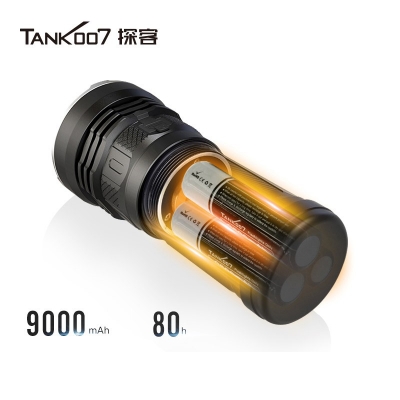 TANK007探客KC11強(qiáng)光戶外搜索手電 大功率LED強(qiáng)光手電筒 多功能充電手電筒